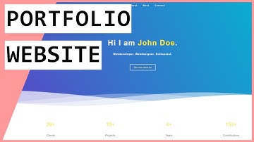 ASMR Programming - Complete Responsive Portfolio Website  - No Talking [4K - HQ]