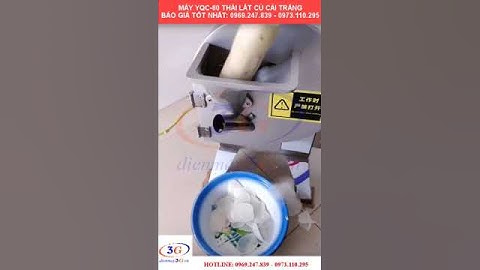 Máy Cắt Lát, Cắt Sợi, Cắt Hạt Lựu Củ Cải Trắng - LH: 0973.110.295