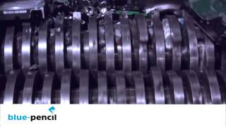 Blue Pencil Hard Drive Shredding Destruction Service