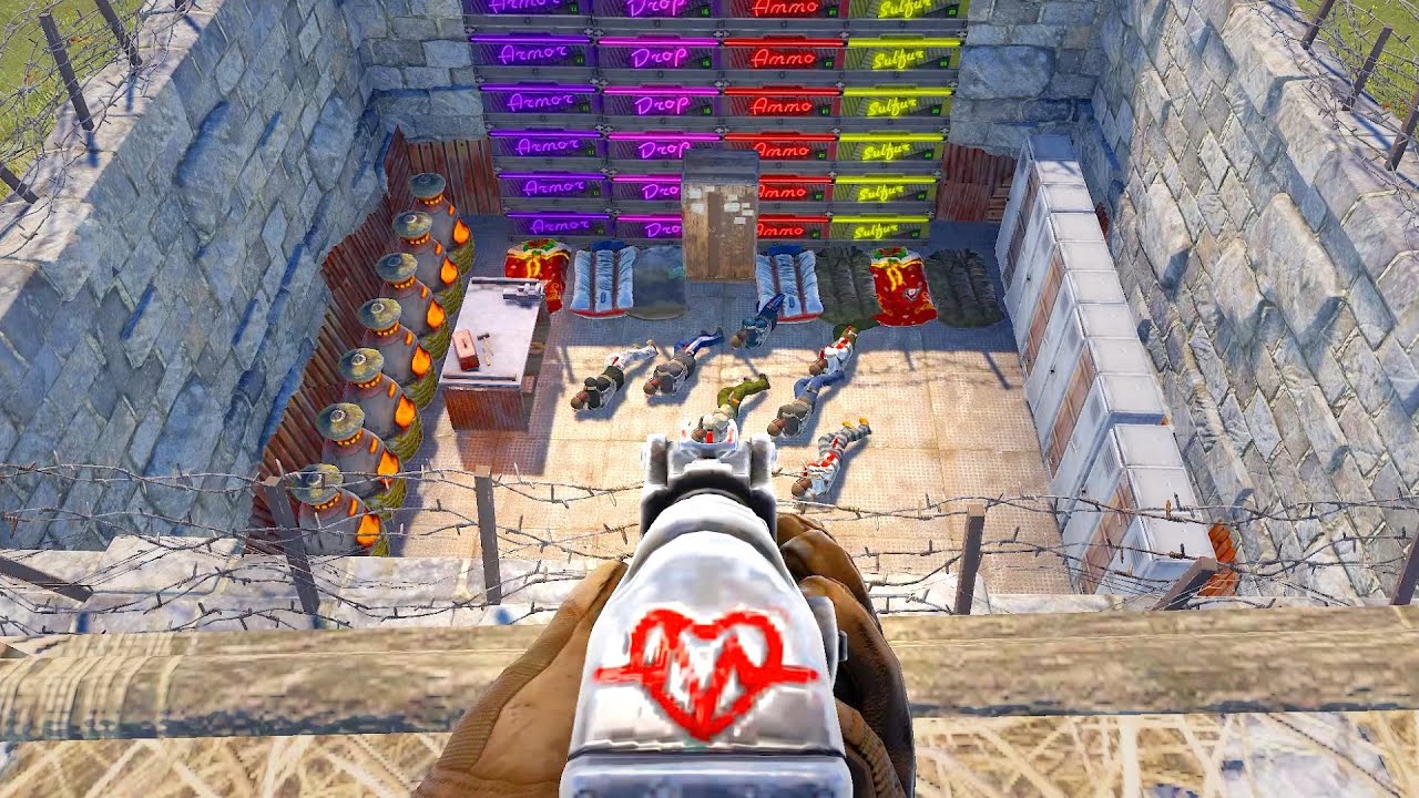 server rust 2022 LOW IQ CLAN left their base EXPOSED using ONLY HIGH WALLS!!!