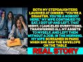 My Stepdaughters Mocked Me — My Wife Kept Eating as I Ended It All