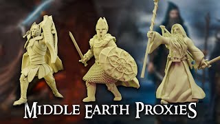 Check Out These MIDDLE EARTH Proxy Minis! | Middle Earth Strategy Battle Game