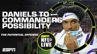 Kliff Kingsbury & the Commanders would do Jayden Daniels a DISSERVICE if they did this 👀 | NFL Live