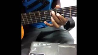 Video thumbnail of "Zouk rétro guitar jérémie"