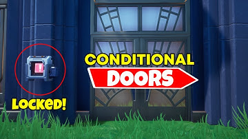 How To Make Conditional Doors In Fortnite Creative!