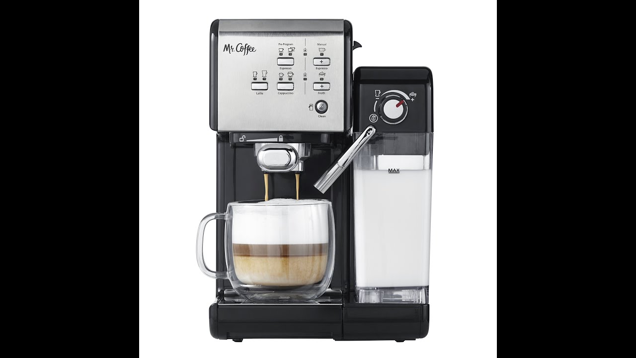 Mr. Coffee Espresso and Cappuccino Machine. YouTube