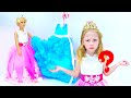 Nastya and her friend Princess Dress Story for kids