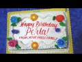PADI Boards surprised MaÃ¡m Perla belated birthday simple celebrate