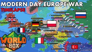 Modern Day Europe Timelapse [WorldBox]