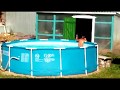 Банный день в деревне How Russian children bathe in the bath