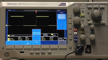 Tektronix - How do I utilize the measurement features on a DPO/MSO3000 series oscilloscope?