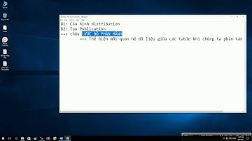 [Cơ sở dữ liệu phân tán] Bài 2. Cấu hình SQL Server 2012(Create Publications) - Bước 2