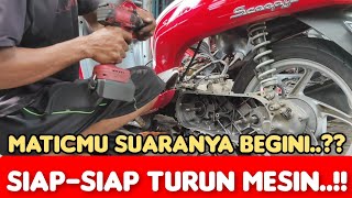 Maticmu suaranya begini..? siap-siap turun mesin #scoopy