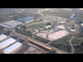 Landing at Dallas Fort Worth Airport in 4K