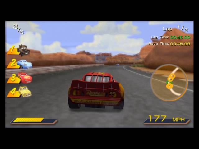 Cars - PSP Gameplay 1080p (PPSSPP) 