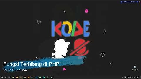 Cara Mudah Membuat Fungsi Terbilang di PHP (Angka ke Huruf, number to letter, number to words)