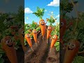 Purple Turtle Eats Crunchy Healthy Carrots | Purple Turtle | #shorts