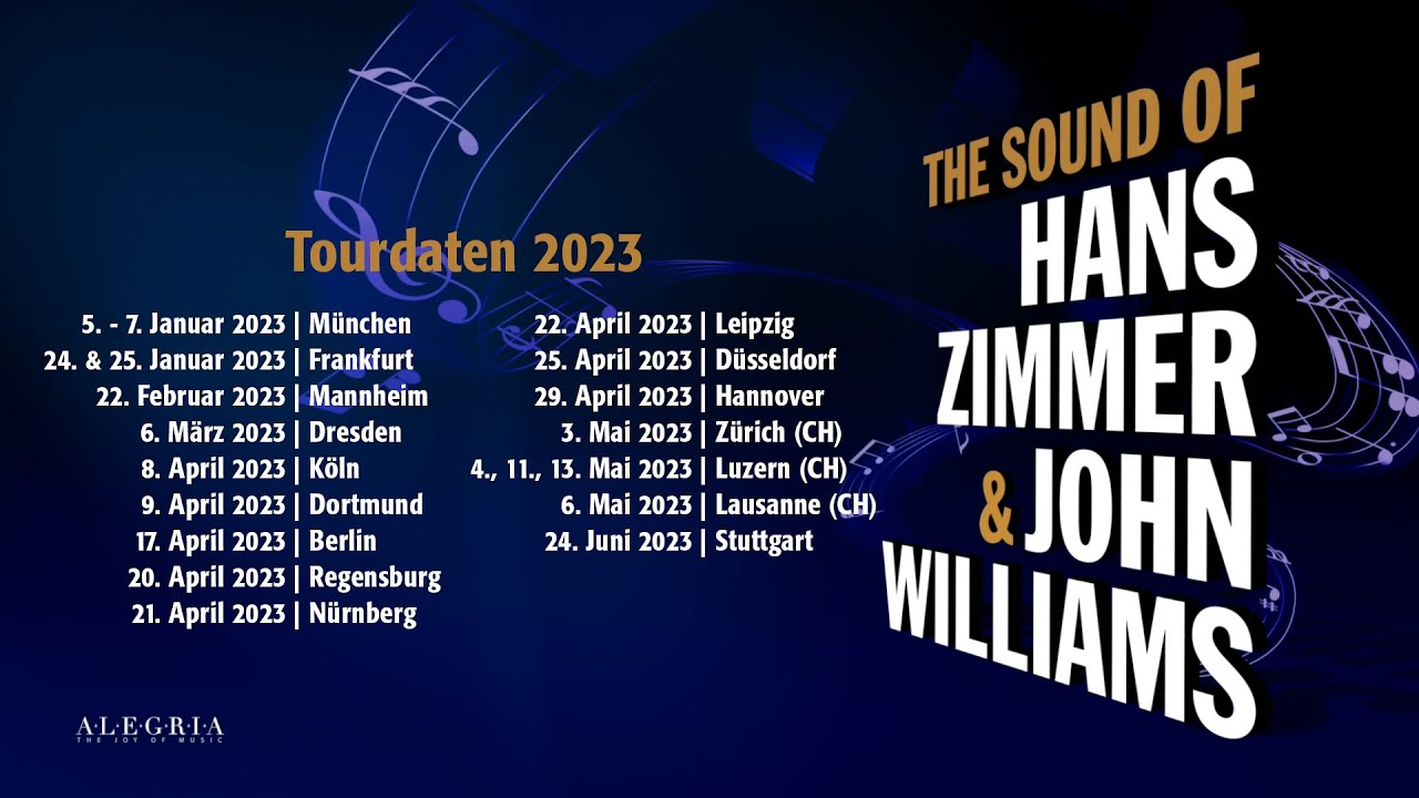 The Sound of Hans Zimmer & John Williams Tour 2023 YouTube