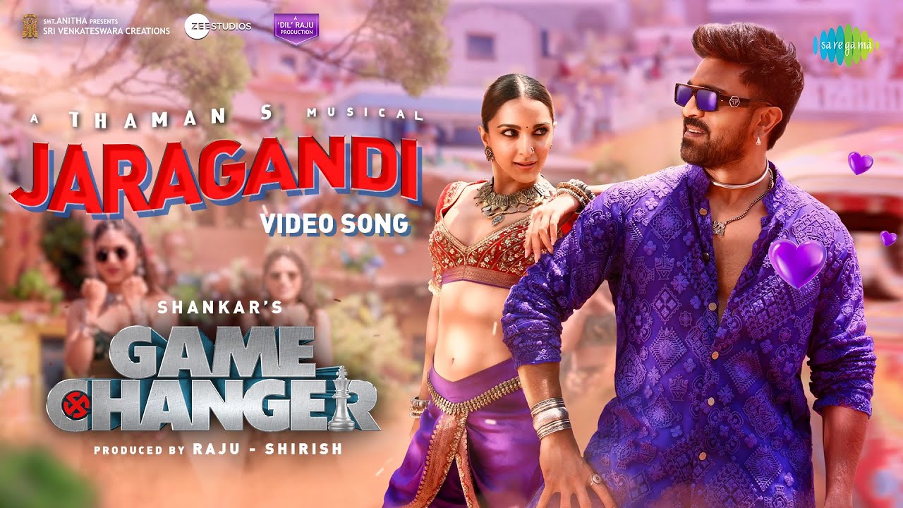 Jaragandi | Game Changer (Hindi) | Ram Charan | Kiara Advani | Daler M | Shankar | Thaman S