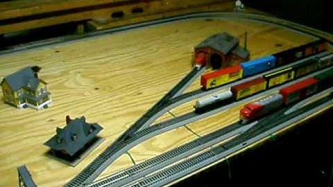 Latest HO Scale 4x8 layout Video