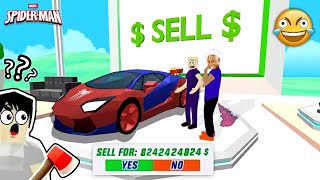 Selling Spiderman's Car 🤣| Dude Theft Wars Funny Moments | Dude Theft Wars #665 | Dude Theft Fun