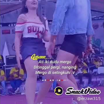 STORY WA SNACKVIDEO DUA CEWEK CANTIK JOGET SEMONGKO