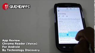Chrome Reader for Android! Have Any Text Read Aloud In Chrome! screenshot 2