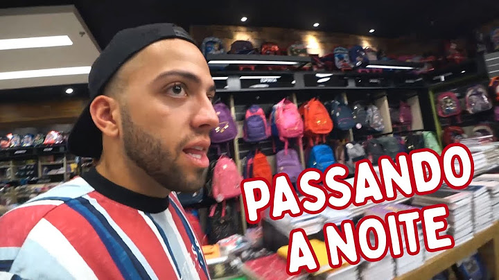 PASSAMOS UMA NOITE NUMA LOJA DE MATERIAL ESCOLAR!!
