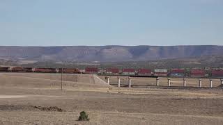 EBD BNSF Stacktrain @ Truxton, AZ Flyover 11/21/2020