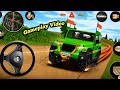 Modified Thar Stunt video 😈 Mahindra Thar Game | Gadi Wala Video Game | indian Thar