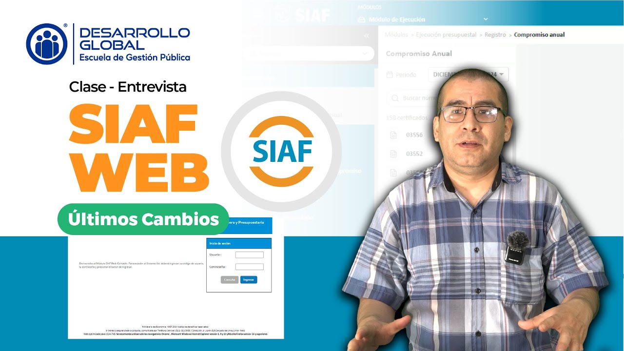 SIAF WEB - ÚLTIMOS CAMBIOS 2025
