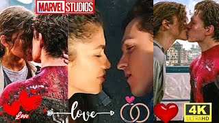Peter Parker And Mj Best Moments Spider-Man No Way Home Kissing Scenes Tom Holland Zendaya