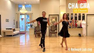 Tutorial - How to start learning cha cha? - 10 Chassè explained by Oleg Astakhov - DanceWithOleg.com