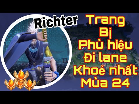 Video Cách chơi richter đi lane tà thần mùa 24 cùng cách lên... - youtube