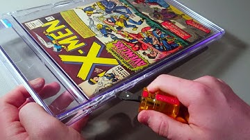 HOW TO CRACK OUT A NEW CGC GRADED COMIC - UNSLABBING TUTORIAL