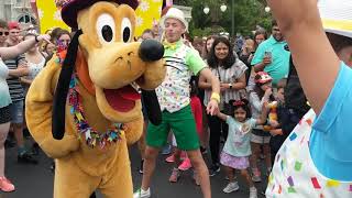 Information Dance Party with Pluto the Dog at Magic Kingdom, Disney World News