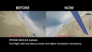 FPVSIM August Update - 30% Lower Latency and 40% Higher Sim Consistency