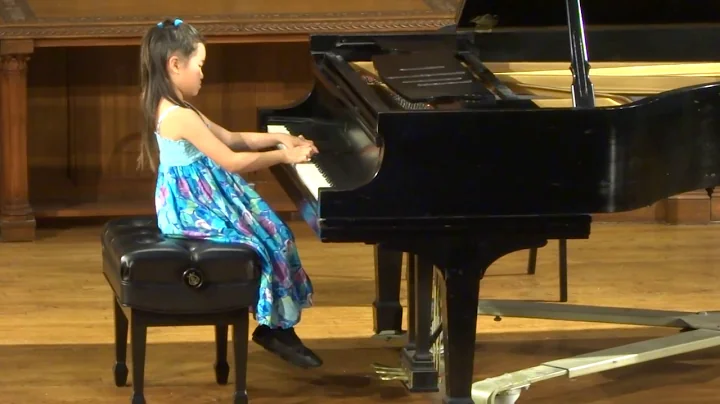 Karen Matsui (age 6) plays at Russian Music Festiv...