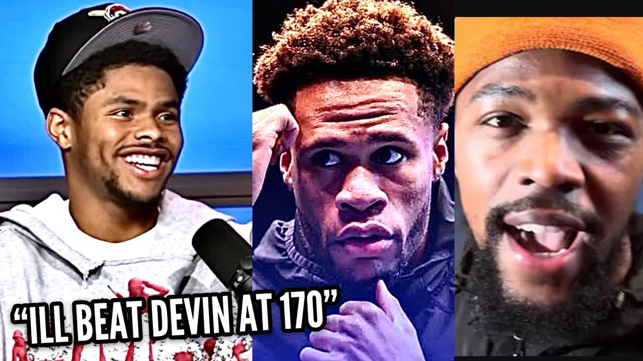 “HE CAN WEIGH 170” THE REASON SHAKUR STEVENSON CLAIMS DEVIN HANEY CAN REHYDRATE ALL HE WANTS