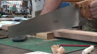 How to Cut straight, using a Hand Saw