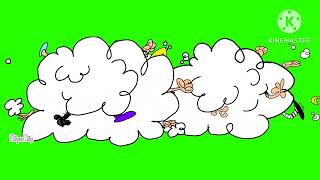 Fight Cloud Green Screen