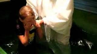 Ashley Getting Baptized