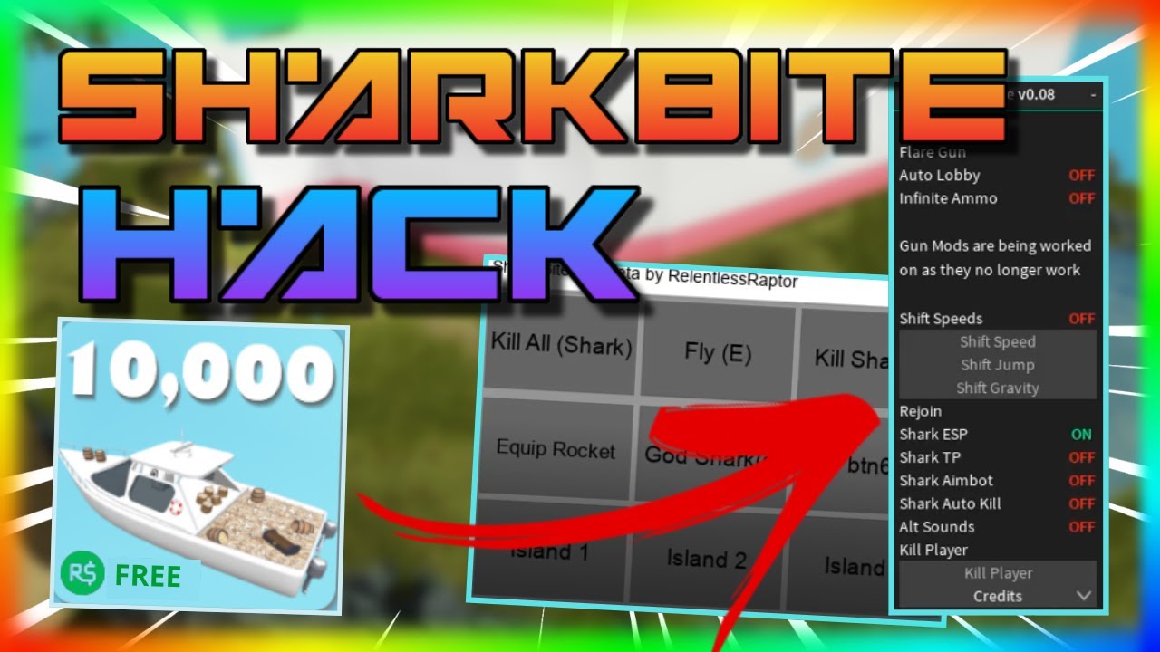 New Updated Roblox Sharkbite Hack Script Infinite Teeth Auto Farm Kill All Op Youtube - roblox titanic script v3rmillion