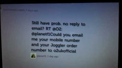 O2 joggler showing visibletweets.com
