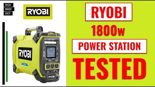 TESTED RYOBI 1800w Power Station RYI1000