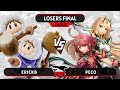 ErickB (Ice Climbers) vs Peco (Pyra & Mythra) - Losers Final - Torneo SSBU - League