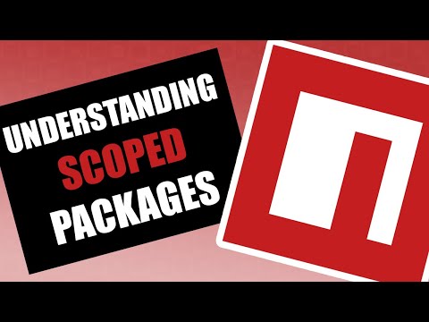 npm - Understanding Scoped Packages