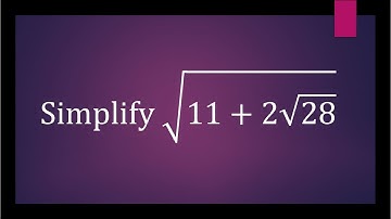 How to find the positive square root of a surd (1)