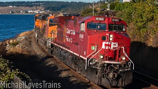 Puget Sound Freight Trains - Busy Action on the Seattle Subdivision