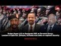 Weekly news recap : Leaders  hold talks on regional security, Sudan Urges U.S. to Designate RSF..